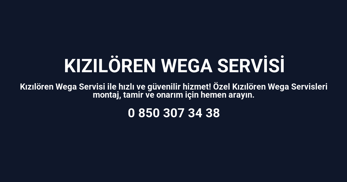 Kızılören Wega Servisi